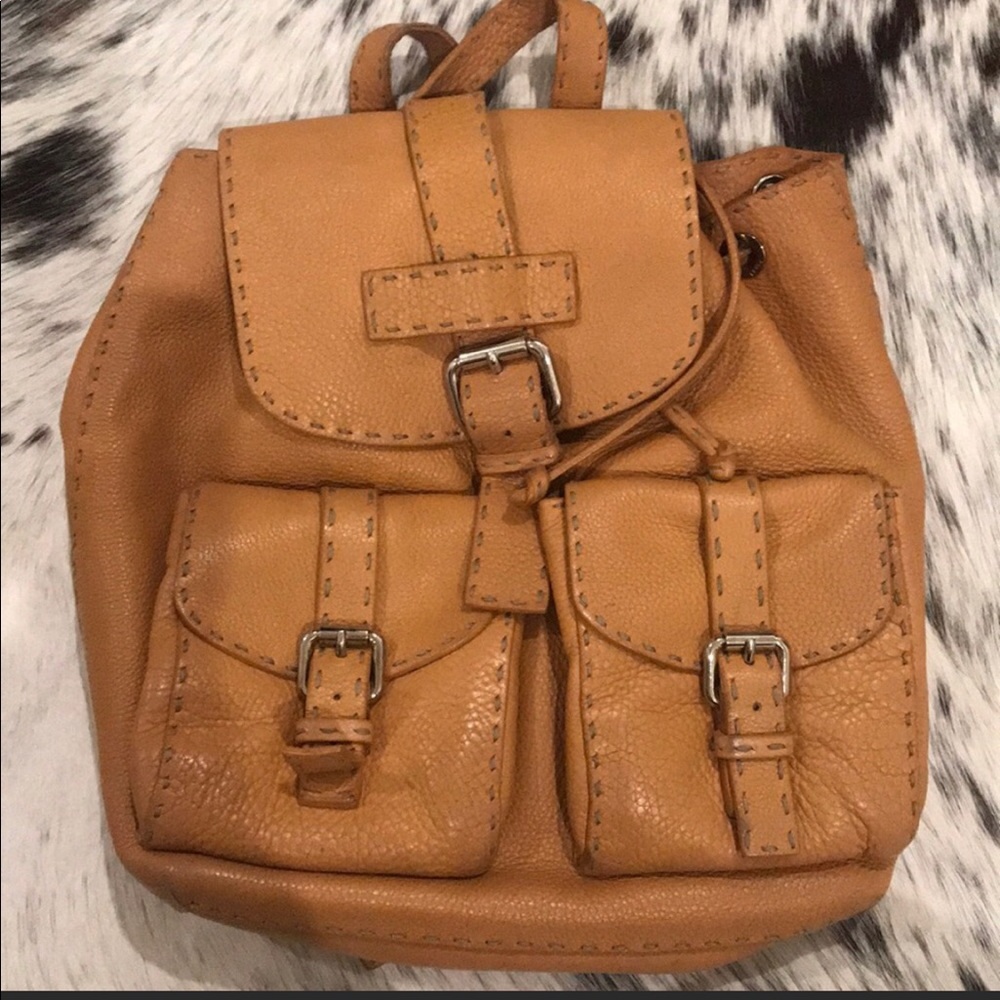 💯Authentic Fendi Selleria backpack